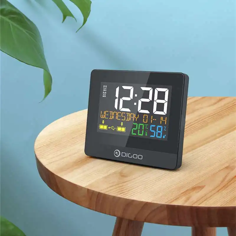 DIGOO телефон с двумя USB портами и гигрометром 10 Вт|Приборы для измерения