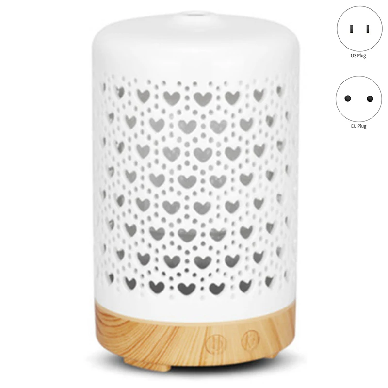 

Love Ceramic Humidifier Aroma Essential Oil Diffuser 7 Color LED Lamp High Frequency Atomizer Humidification