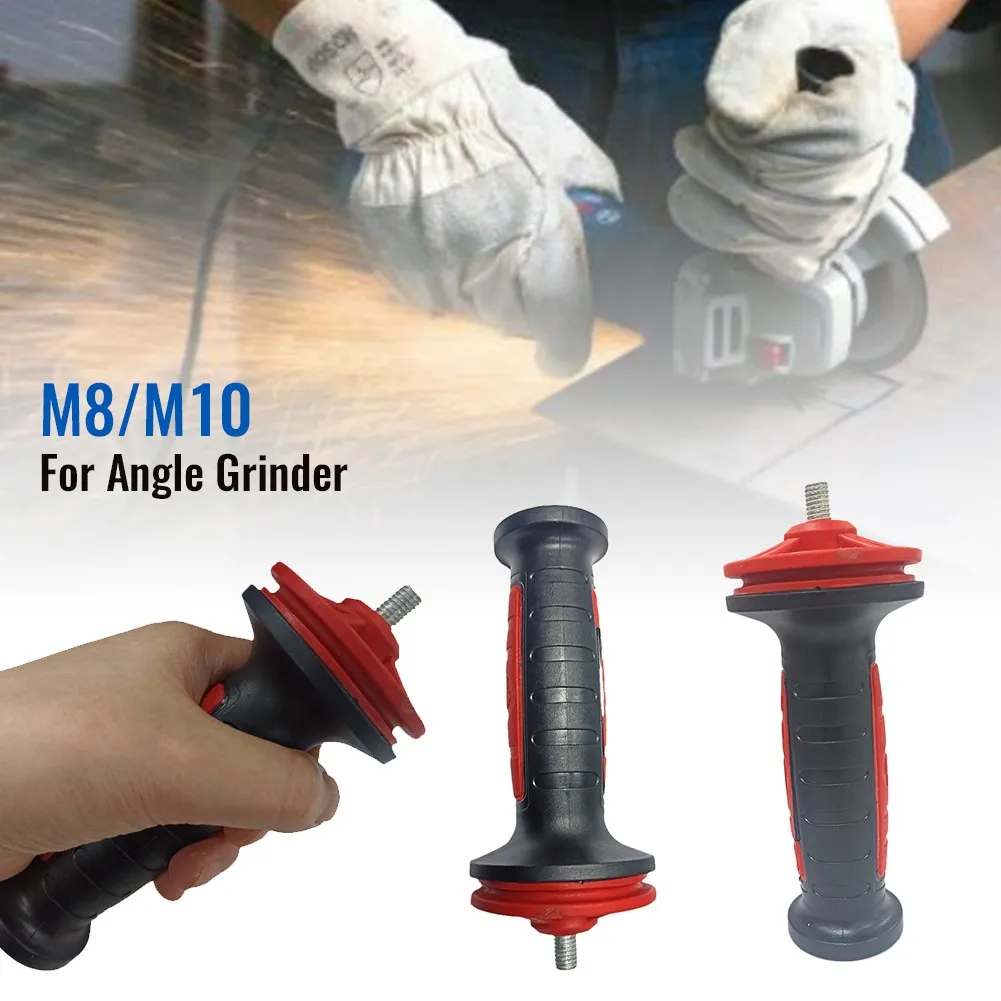 

1 Pc Angle Grinder Handle Non-slip Plastic+Metal Replacement Shock-absorbing