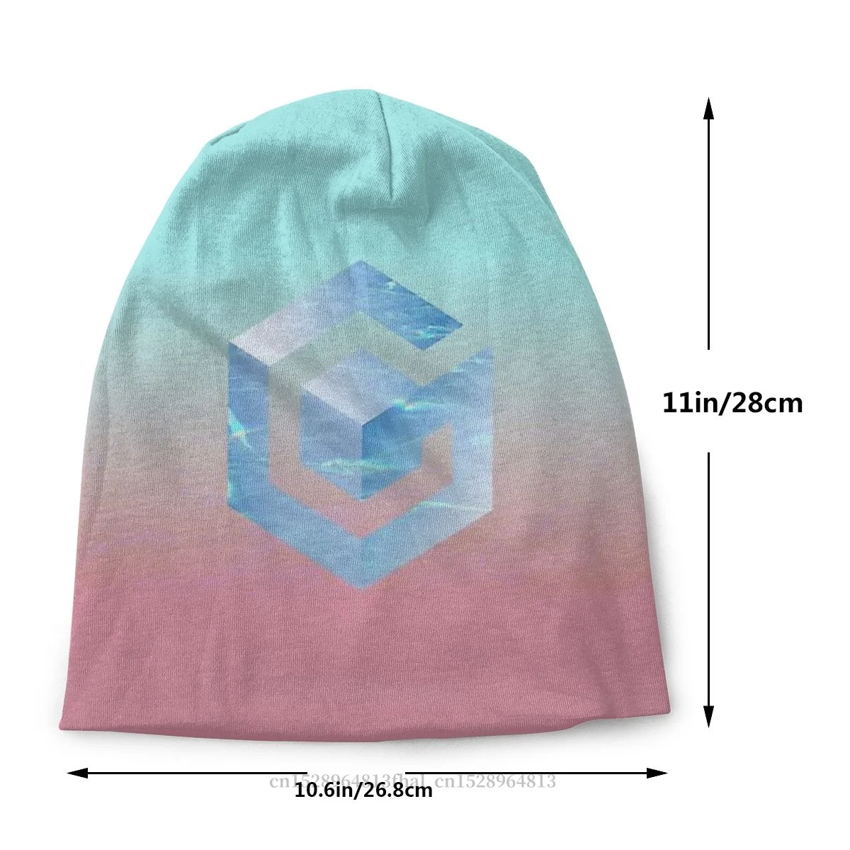 Эстетика Vaporwave арт Интернет мем Ретро зимняя теплая шапочка Шапки гэйм шапка