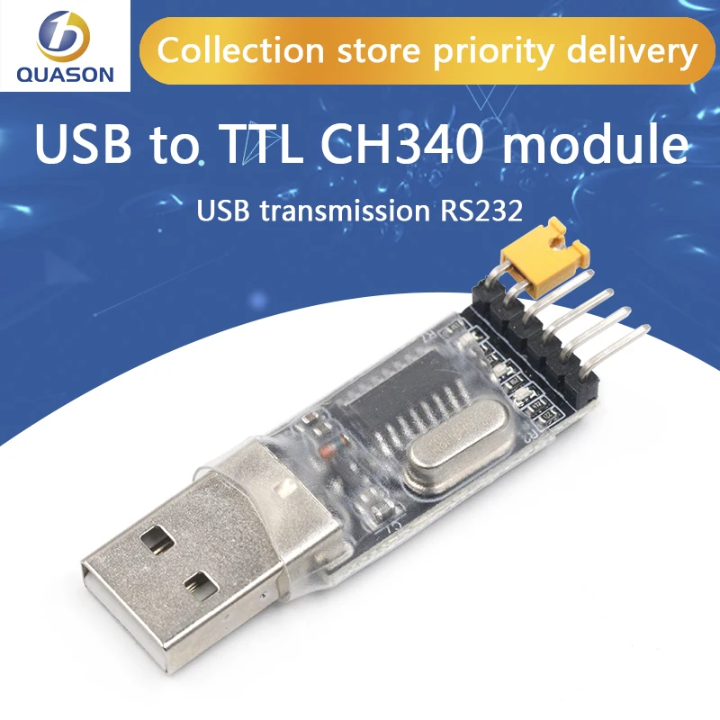 Модуль H340 USB к TTL CH340G обновленная загрузка небольшая Проводная щетка плата