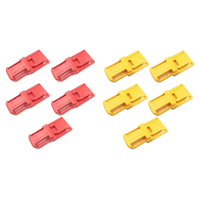 

10 шт., держатели для батарей Dewalt 18/20 в