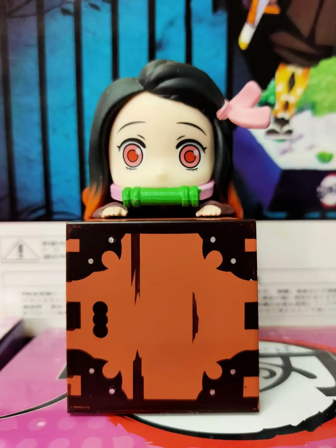 Аниме 10 см Demon Slayer: Kimetsu no Yaiba Kamado Lie Agatsuma Zenitsu Tanjirou Nezuko ПВХ фигурка модель игрушки |