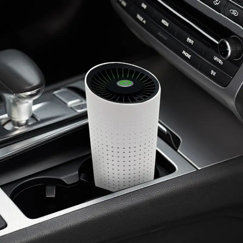Портативный автомобильный мини-очиститель воздуха USB-зарядка генератор