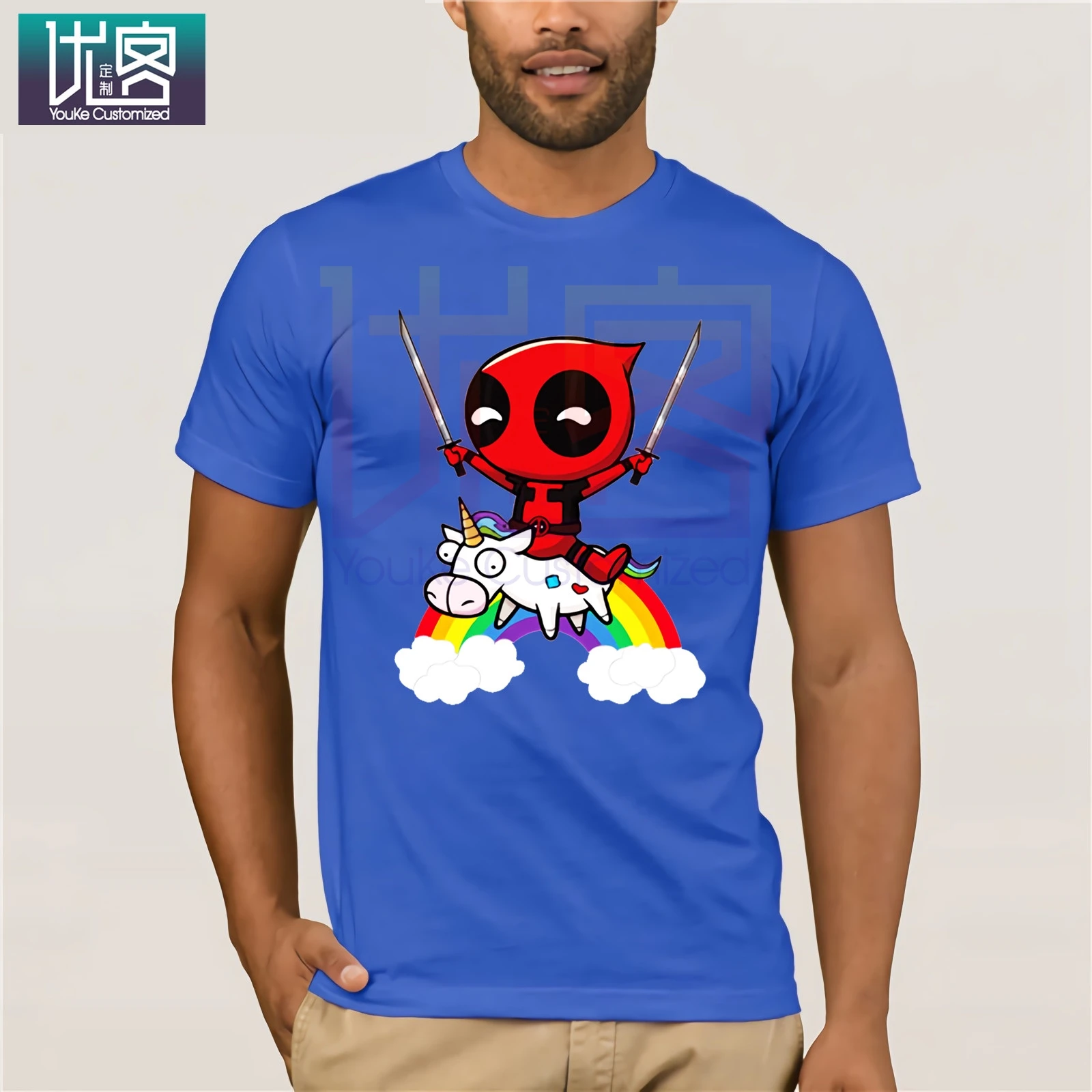 Радуга Единорог Дэдпул толстовки для мужчин и женщин осень Повседневный пуловер