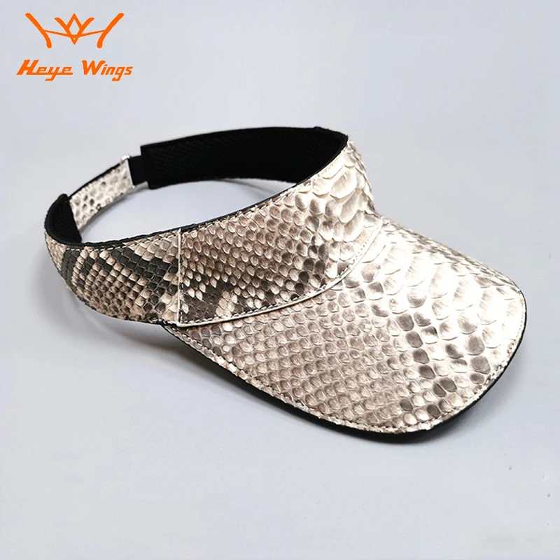 

Unisex Fashion Sun Hat Snake Leather Outdoor Sports Visor Empty Top Hat