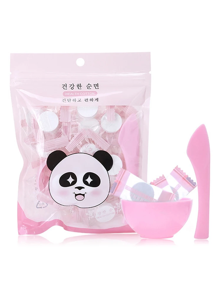 30pcs Сжатая маска для лица бумажные одноразовые маски для лица Сухая Нетканая ткань бумага s уход за кожей сжатая маска Женский инструмент для самостоятельного макияжа - Цвет: 30pcs