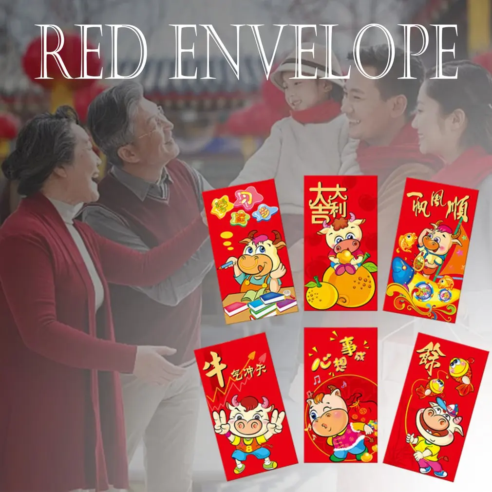

Spring Festival Red Envelope Large Cartoon Three-dimensional Red Envelope Personality Creativity Red Envelope
