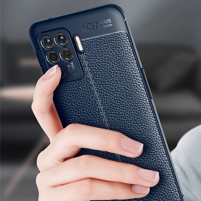 For Cover Oppo Reno5 F Case Shockproof TPU Bumper Soft Silicone Leather Back Cover Reno 5F 5 Pro Plus Phone Case For Reno 5F