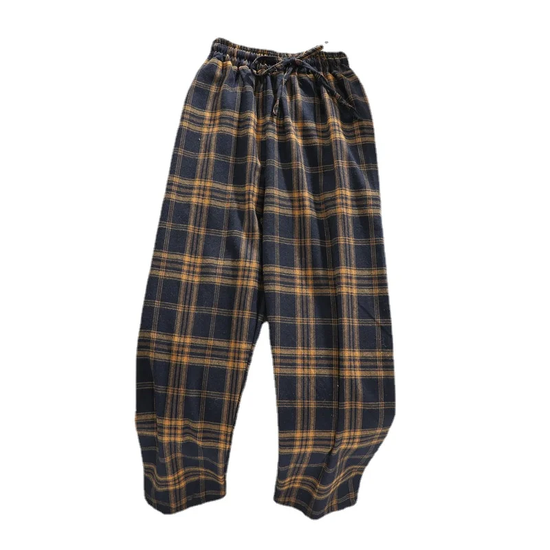 

Women's Plaid Pants Sweatpants Women Baggy Casual All-match Straight Leg Pants Summer Female Korean Trousers Dropshipping