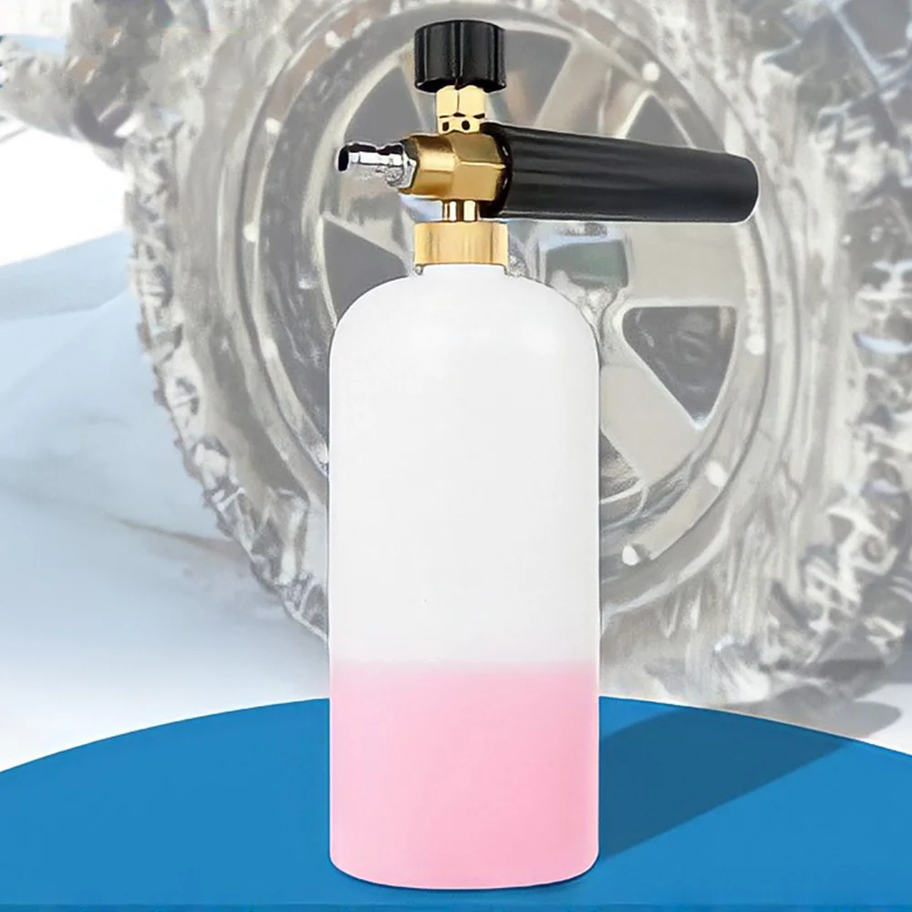 

Car Foam Wash Foam Nozzle Snow Foam Lance Foam Cannon Snow Foam Generator High Pressure Washer for Karcher K2 Black Decker G1/4