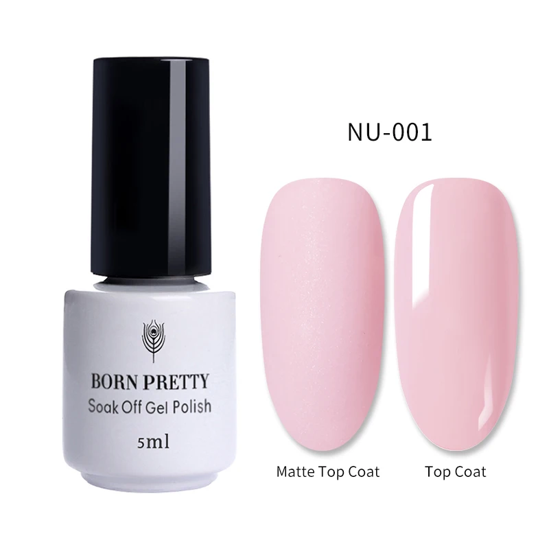 NU-001 BORN PRETTY матовое верхнее покрытие Цвет УФ-гель для ногтей впитывающийся УФ гель для ногтей лак для ногтей маникюр - Цвет: NU-001