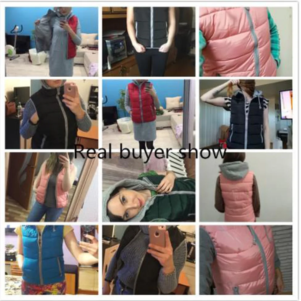 Женский хлопковый шерстяной жилет с капюшоном и воротником съемный головной