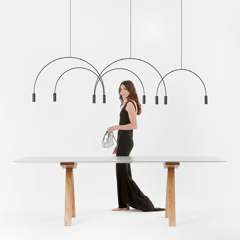 Современные светодиодные подвесные светильники в скандинавском стиле кухонные