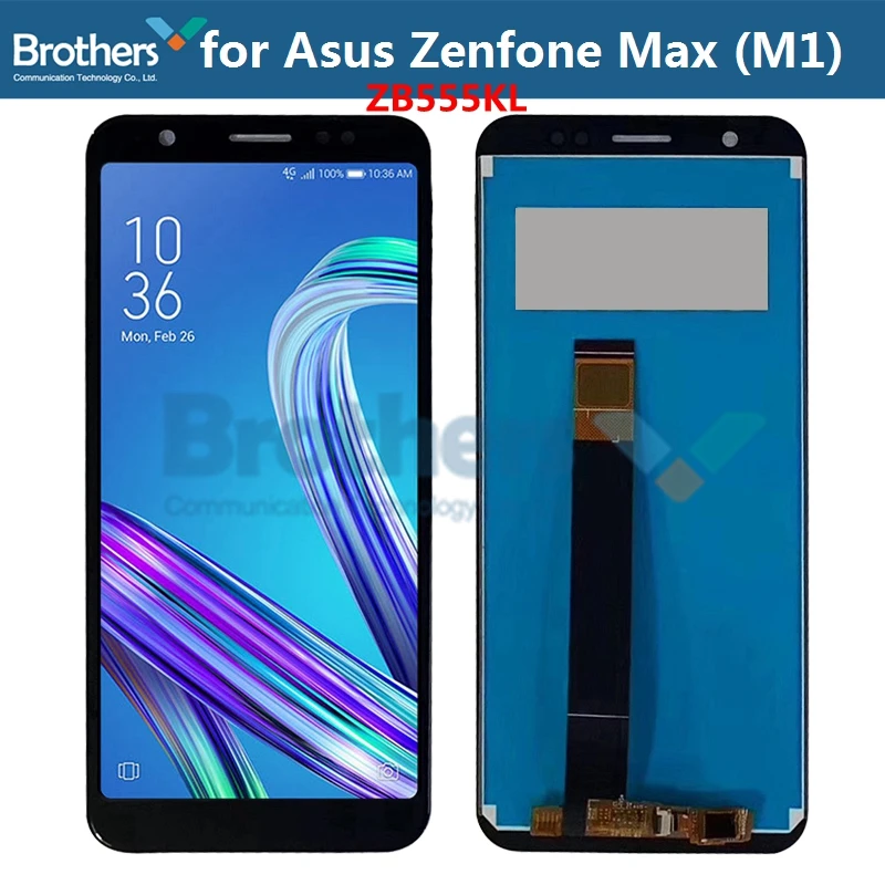 ЖК-дисплей с рамкой для Asus Zenfone Max M1 ZB555KL, сенсорный экран с дигитайзером для ASUS ZB555KL, тестовый ЖК-экран в сборе