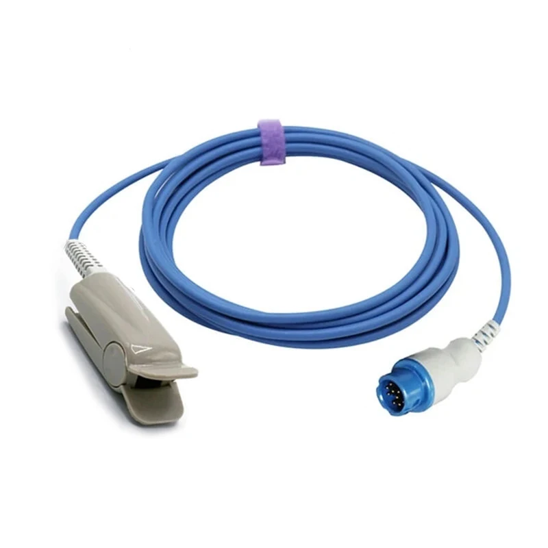 Совместим с Philips M1190A оксиметрический Датчик SpO2 зонд зажимом для пальцев взрослых