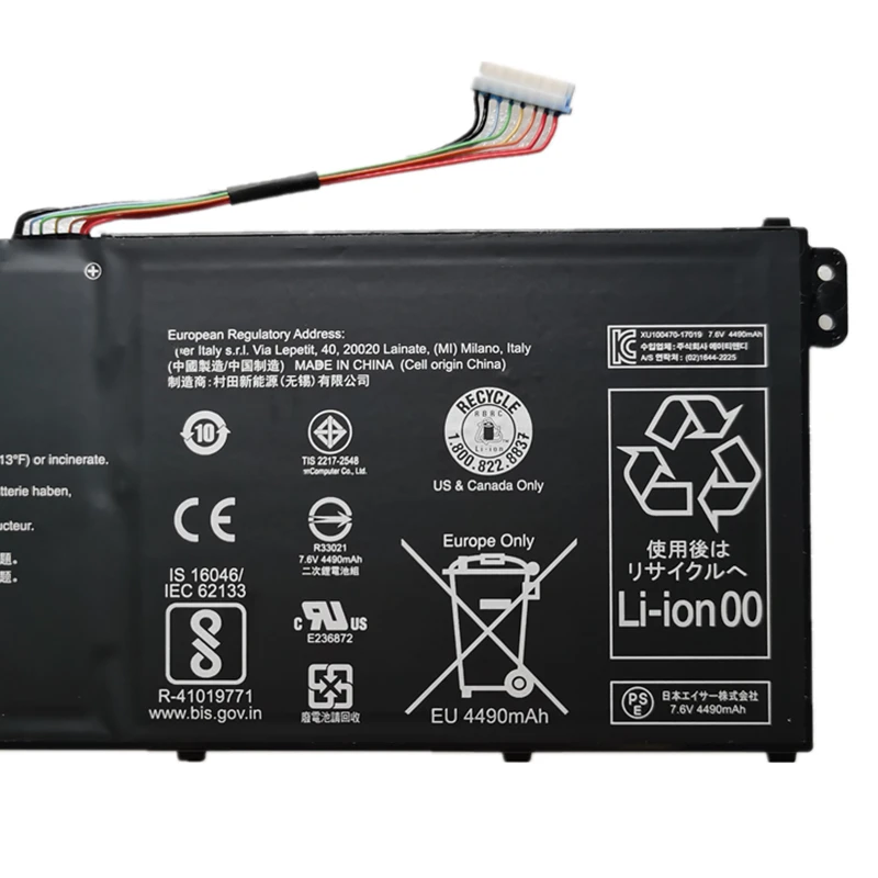 Оригинальный аккумулятор AP16M4J для ноутбука Acer Extensa 15 N19C1 Aspire 3 A315-54 56-594W A315-22 41-R7SB