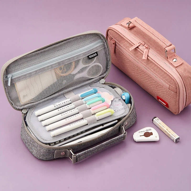 1Pcs Large Capacity Pencil Case Kawaii Pencilcase School Pen Supplies Bag Box Pencils Pouch Stationery | Дом и сад