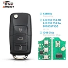Dandkey 434 МГц чип ID48 1K0 959 753G дистанционный ключ для VW Golf Passat Polo SKODA Octavia 2004 - 2010 Автомобильный ключ 1K0959753G