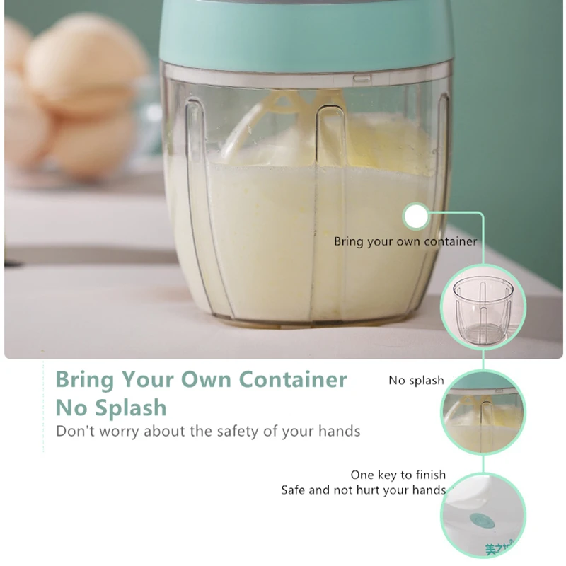 

Automatic Cream Food Cake Baking Dough Mixer Food Blender Multifunctional Mini Speed Manual Electric Handheld Mixer Egg Beater