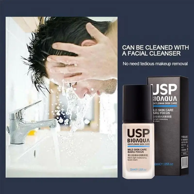 30 мл мужской натуральный BB крем увлажняющий основа для макияжа Жидкий консилер