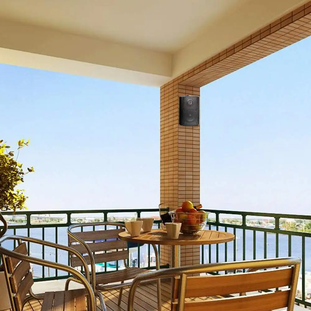 

4 Inch Outdoor Indoor Bluetooth Marine Speakers Weatherproof Wall Mount Speakers For Boat Garden Patio Home Swimming pool