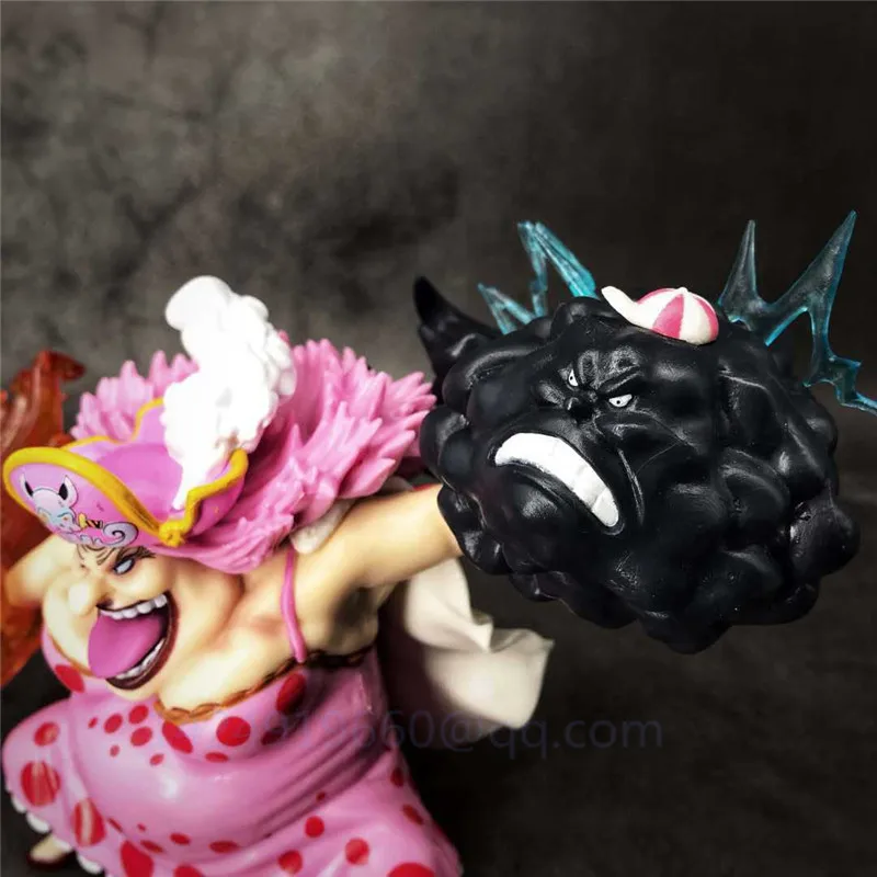 Аниме ONE PIECE Charlotte Linlin BIG MOM Thundercloud Zeus Battle Ver ПВХ экшн Коллекционная модель статуя