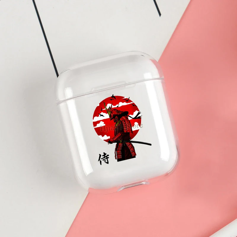 Ронин Самурай Мягкий чехол из ТПУ для Apple Airpods 1/2 защитный Bluetooth Беспроводной