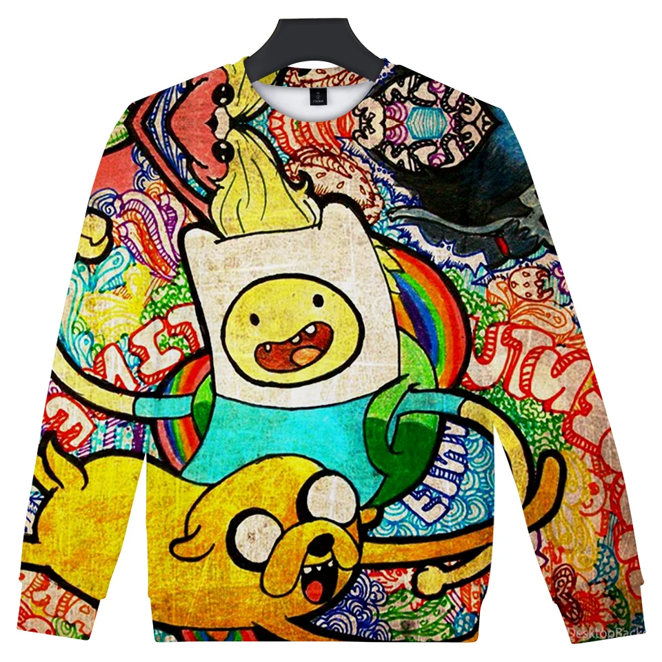 Время приключений для мужчин/женщин свободная толстовка Джейк Собака шаблон 3D