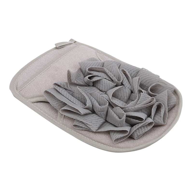 Home Exfoliating Bath Sponge Wisp for Shower Scrubber Double Sided Body Cleaning Brush Gloves Massage Towel Ball | Дом и сад