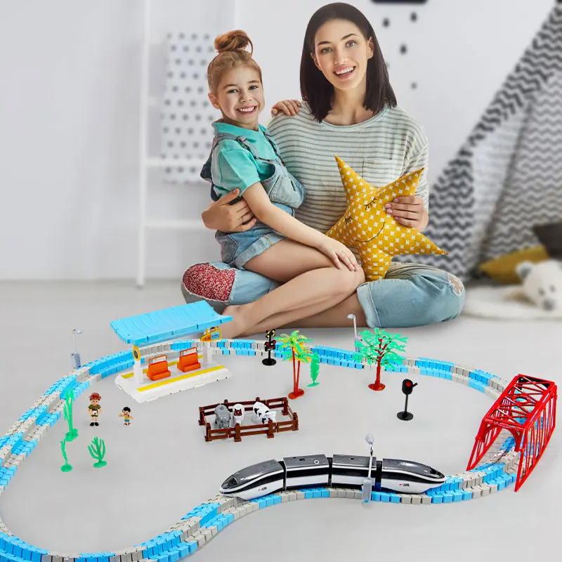 Змея Электрический поезд управление жестами железная дорога игрушка RC Поезда