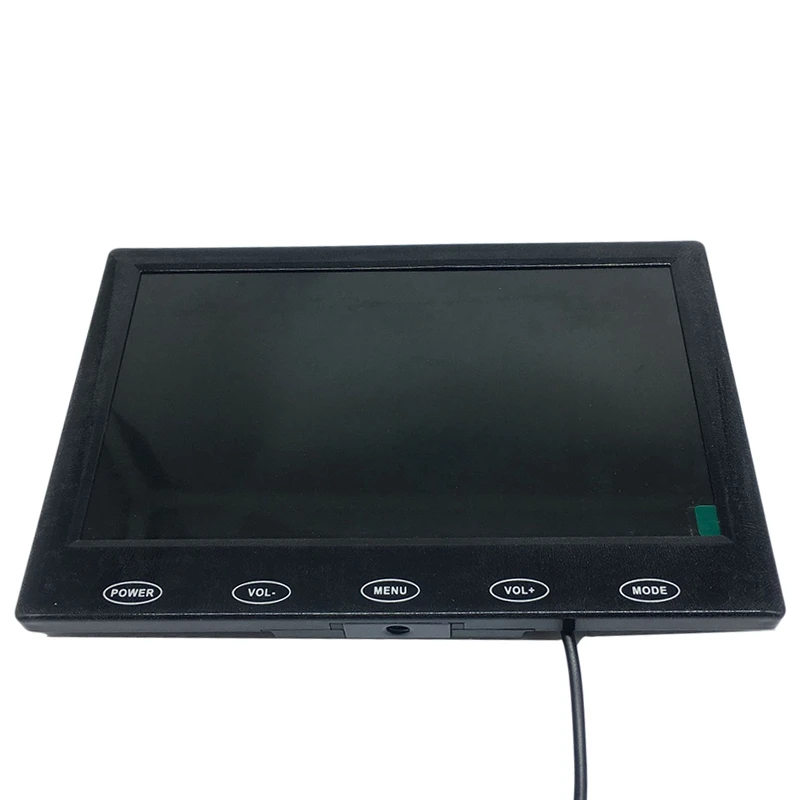 

7-Inch TFT LCD Monitor Color TFT LCD 800X480 DC 12V Monitor Video+AV Cable DVD VCR for Car Home Wall Display
