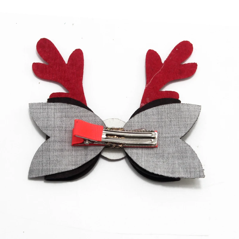 4 дюйма одежды для сна с изображением рождественских оленей волос бантом