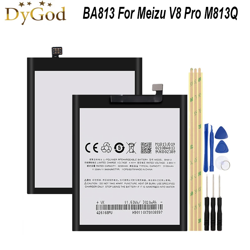 BA813 для Meizu V8 Pro M813Q аккумулятор 3100 мАч мобильный телефон запасная батарея AKKU +