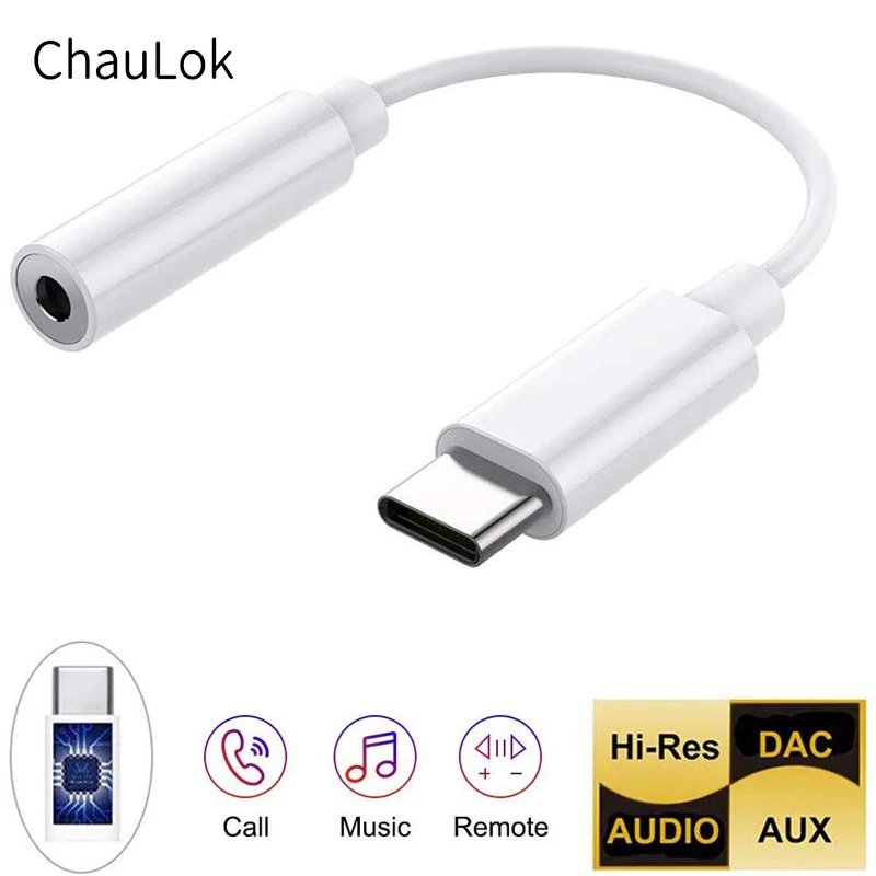 Адаптер с разъемом для наушников Type C на 3 5 мм DAC USB Aux конвертер пикселей 4 2 XL Huawei