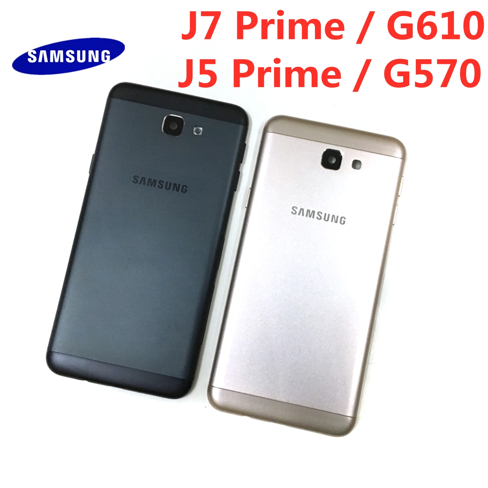 Оригинальный металлический корпус J7 Prime G610F G610 On7 2016 для Samsung Galaxy J5 G570F G570 On5 задняя крышка батарейного
