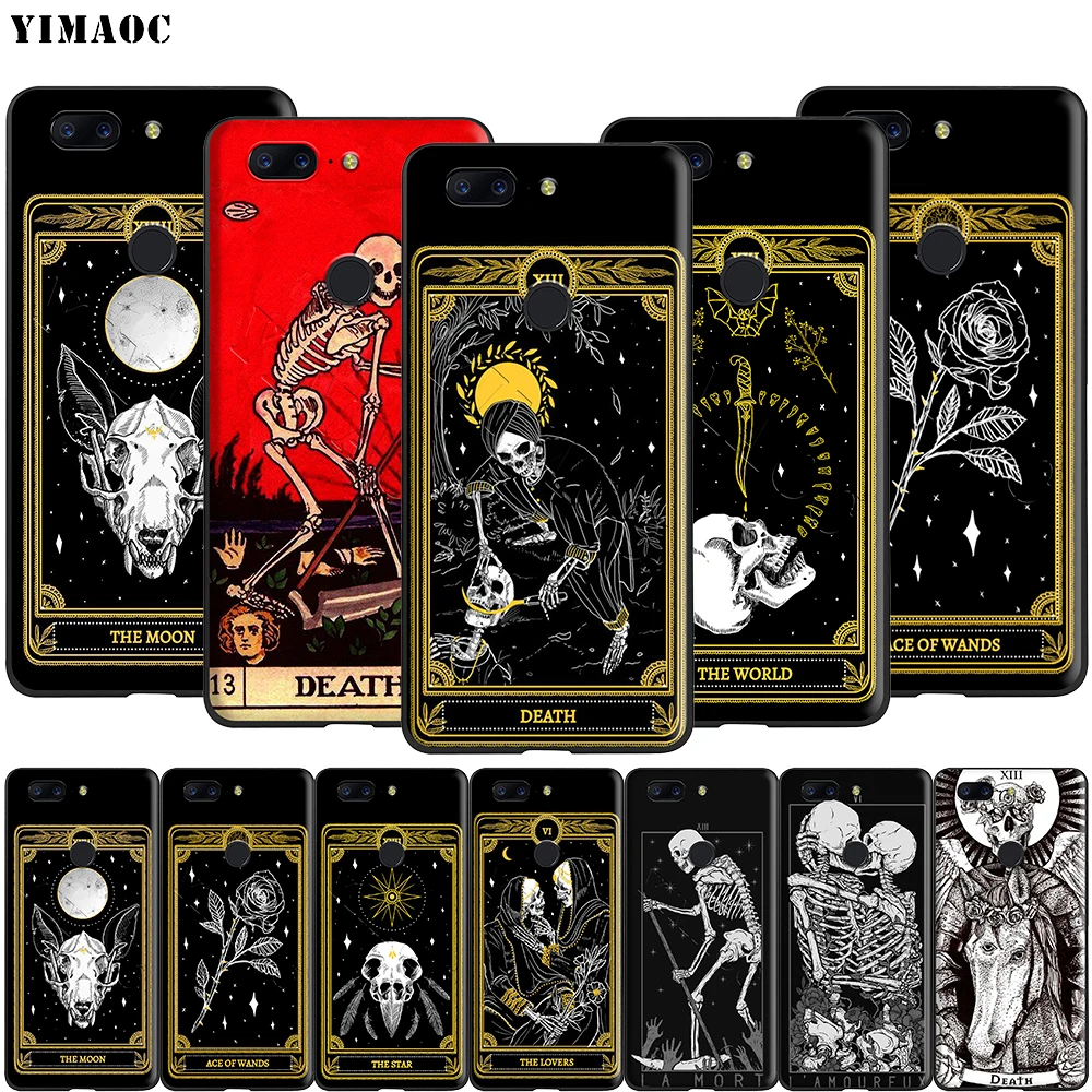 Силиконовый чехол Yimaoc Death Tarot для Oneplus 7 7T Pro 6t 6 5t 5|Бамперы| |