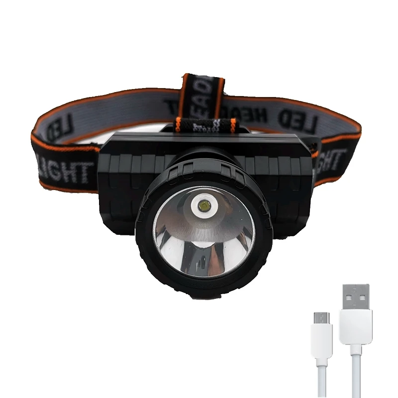 MingRay 2020 Новый светодиодный налобный фонарь зарядка от USB дешевая литиевая лампа
