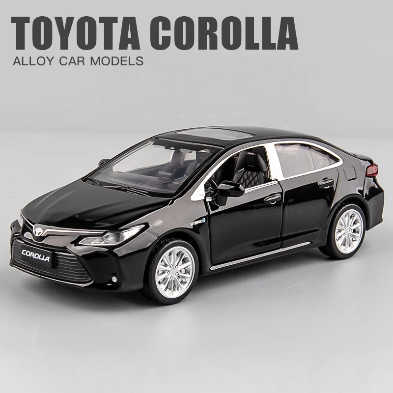 Модель автомобиля Toyota Corolla 1:33 модель из сплава литой под давлением Игрушечная со