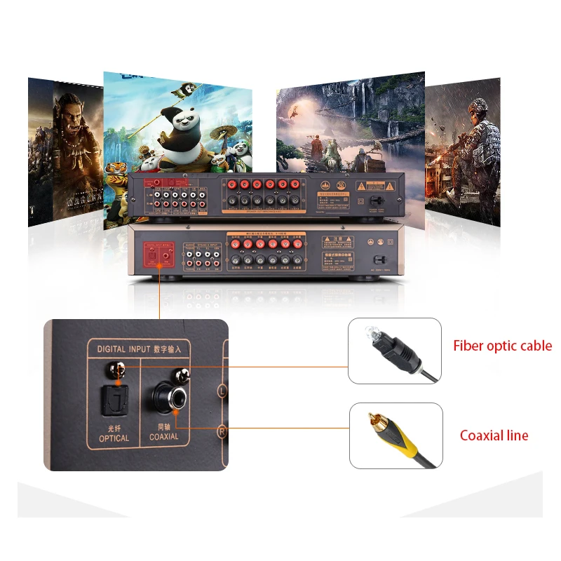 Kaolanhon 220V 550W 700W AP-702/8 4,0 Bluetooth усилитель домашний кинотеатр цифровой усилитель тв-карта APE Dolby 5,1 канал с SDUSB