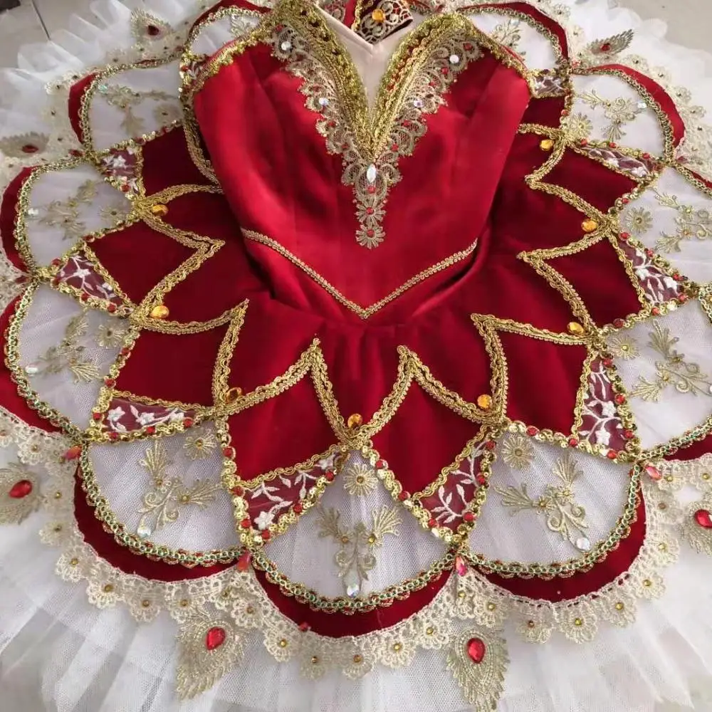 Высокое качество индивидуальный размер 12 слойная балетная одежда для