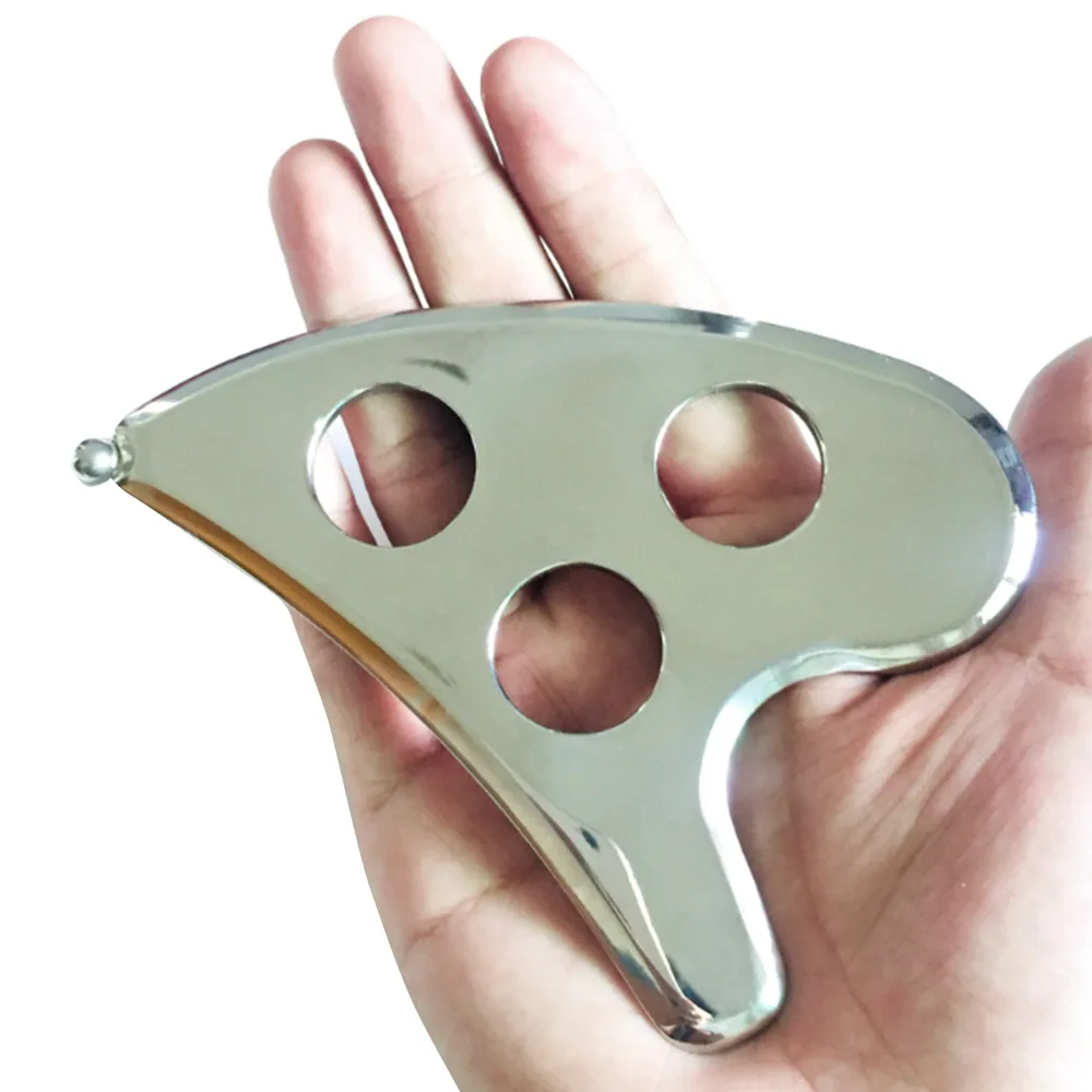 Новое поступление Gua Sha пластина медицинского класса из нержавеющей стали соскабливающий массажный инструмент для расслабления мягких тканей уменьшает боль в мышцах
