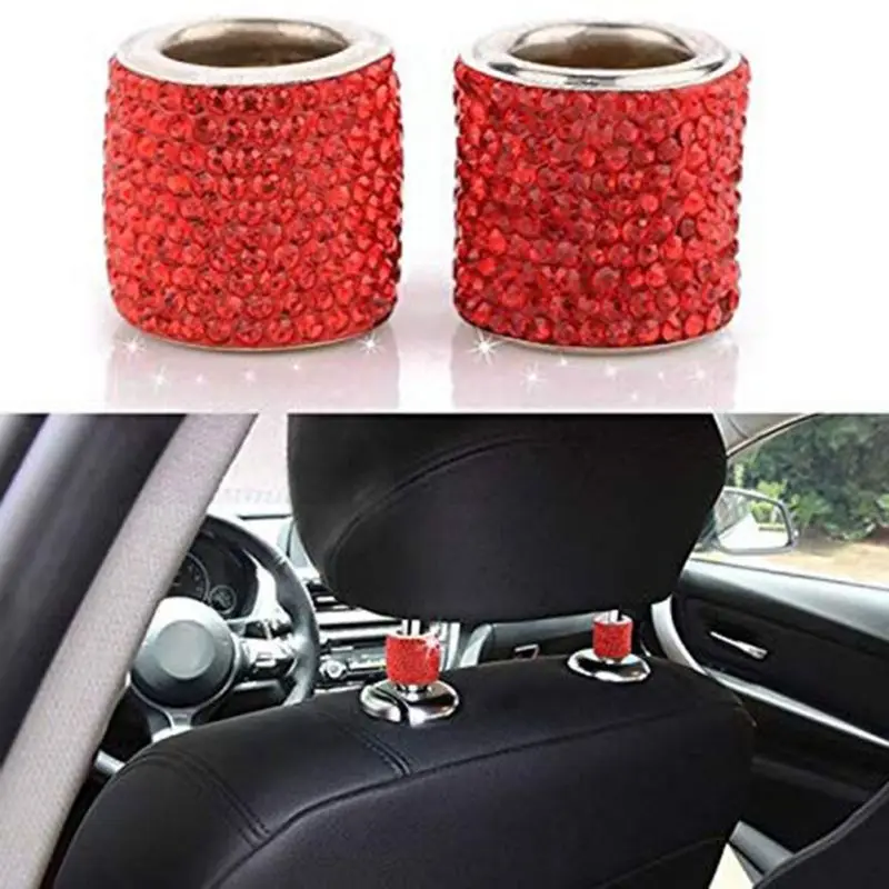 Автомобильное сиденье с алмазным кольцом 2 шт. украшение для автомобиля