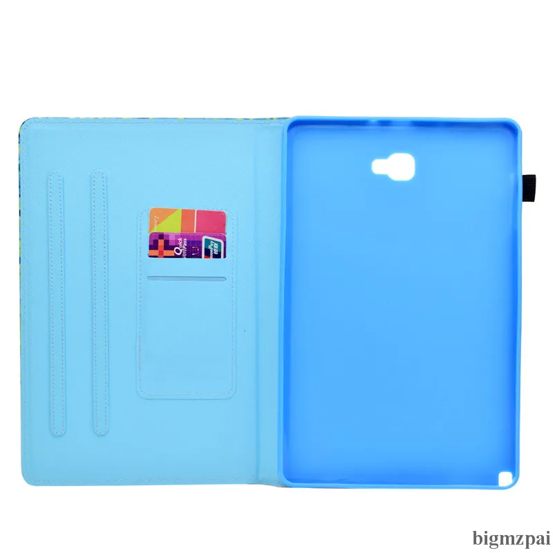 Для Samsung Galaxy Tab A6 10 1 чехол P580 P585 S Pen 3D принтер искусственная кожа смарт подставка