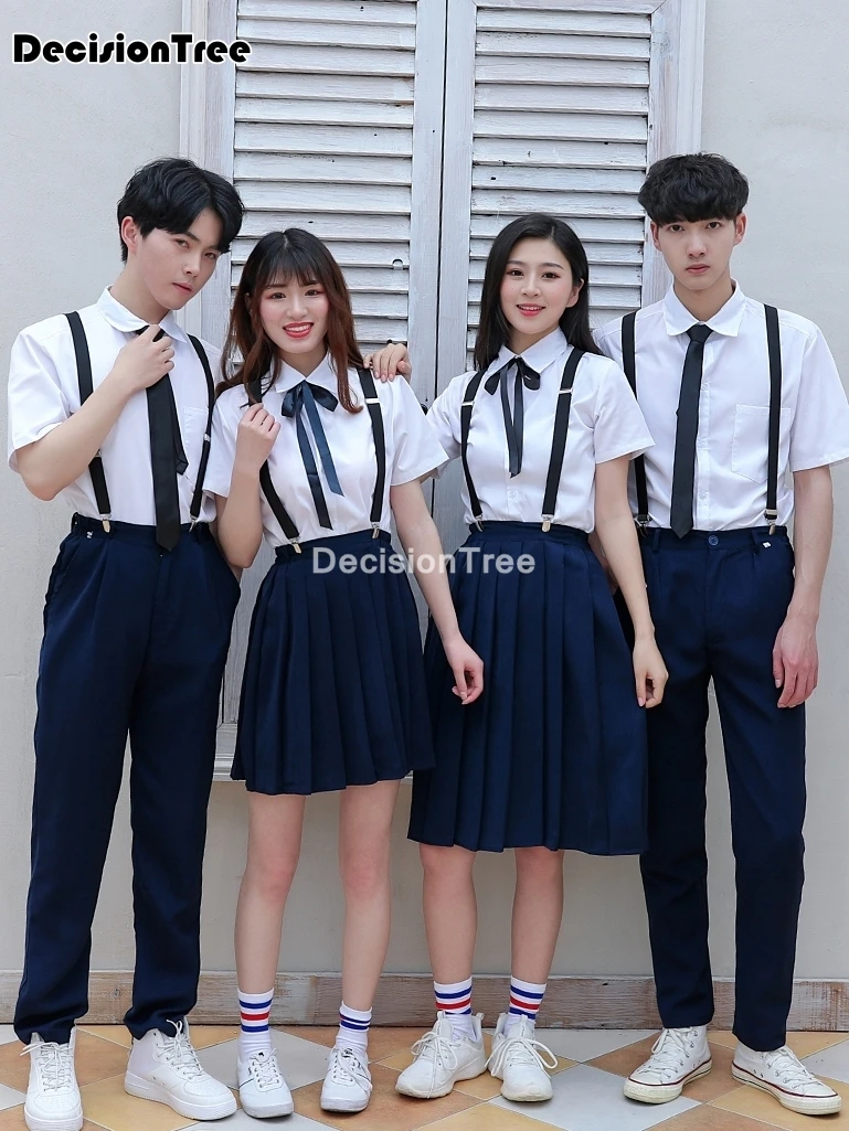 

2021 japanese korean sailor suit cosplay costumes school uniforms cute girls jk student clothing set casual boy school uniforms