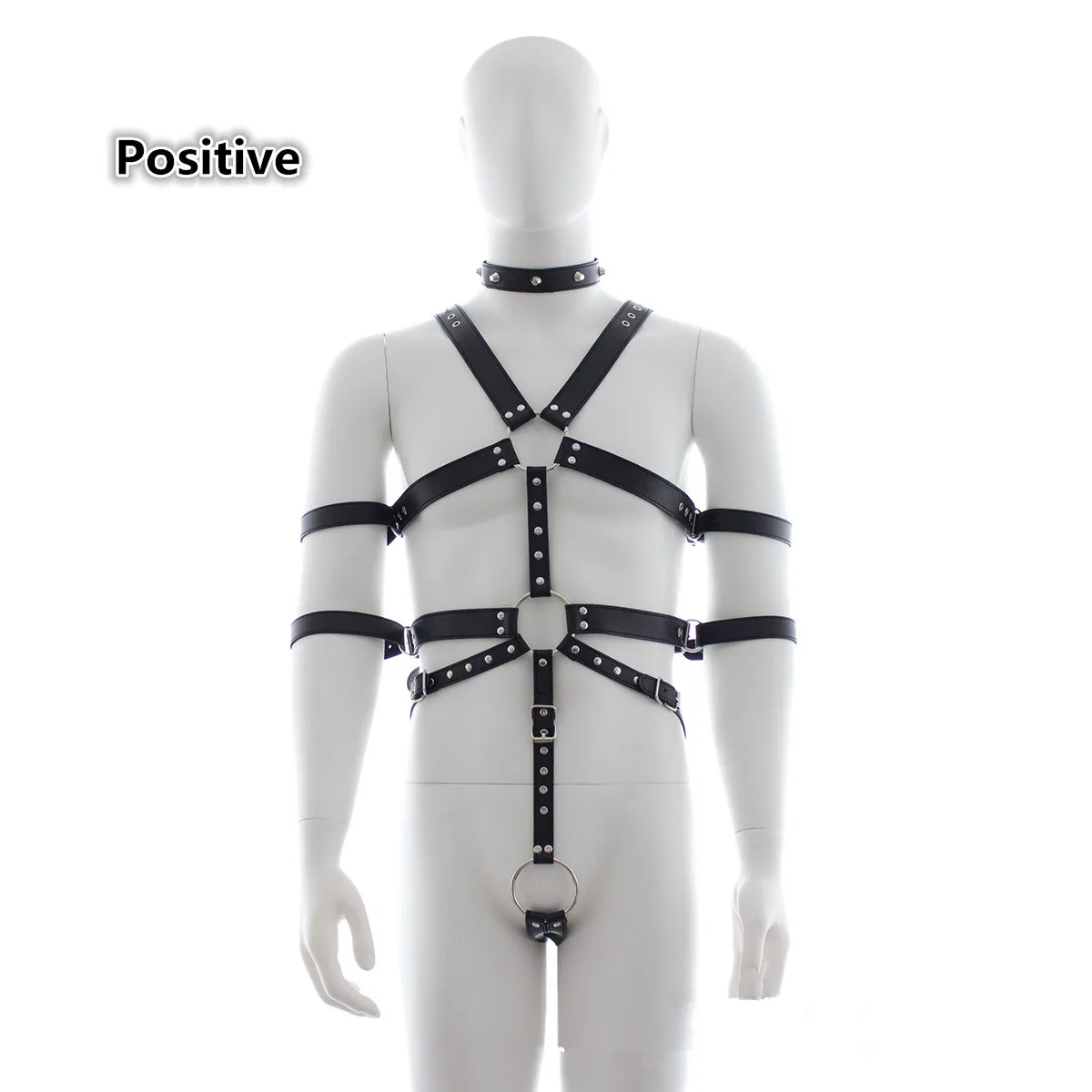 Мужской регулируемый кожаный средства ухода за кожей бондаж ремешок Пояс для