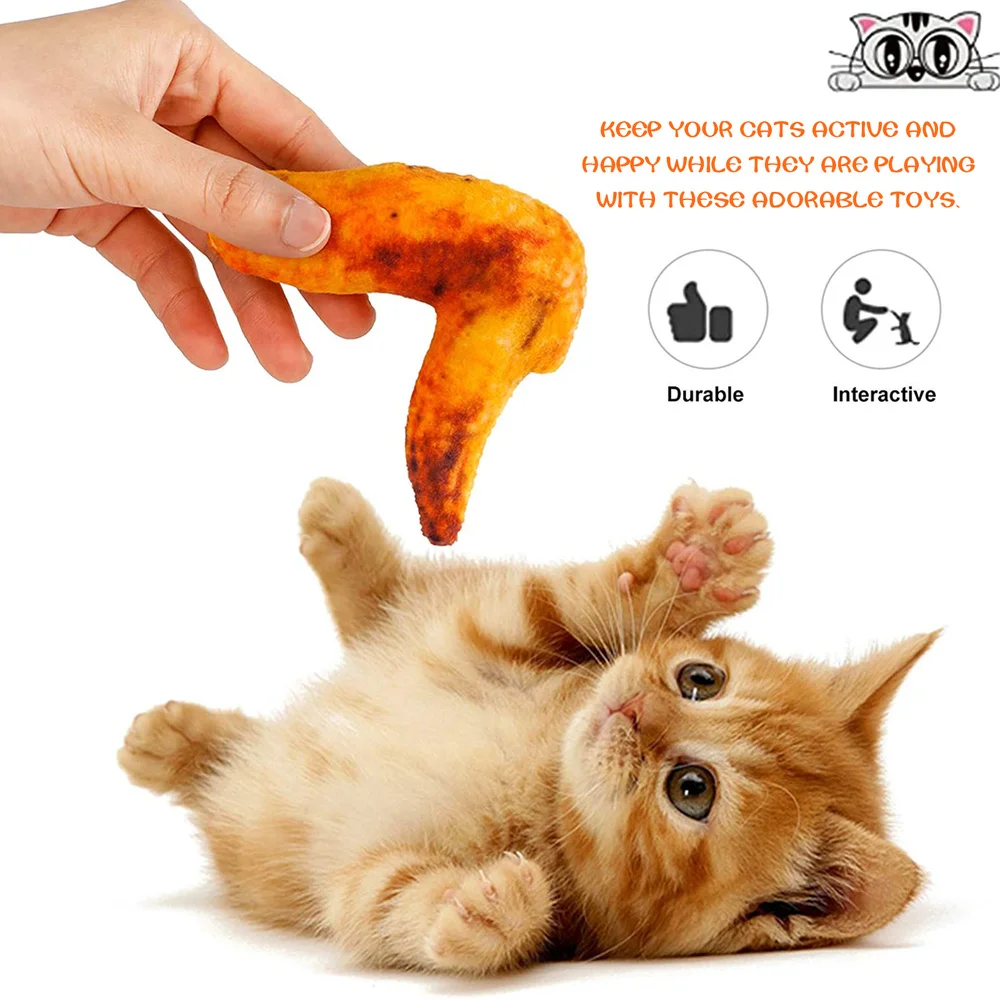

5Pcs Catnip Cat Toys Pet Chew Bite-Resistant Tooth Grinding Molar Supplies