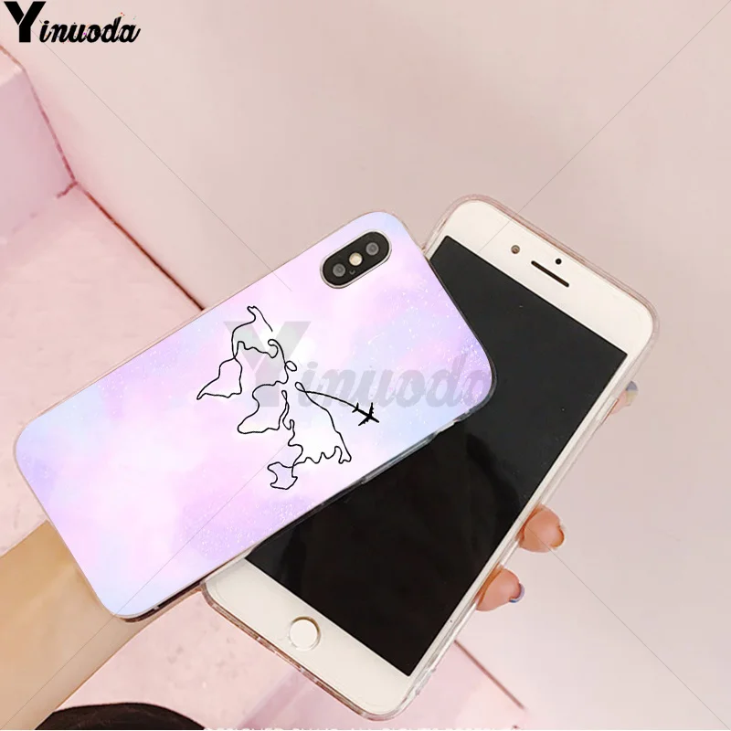 A9 Yinuoda Дорожная карта Ailplane Road sign TPU Мягкий силиконовый чехол для телефона iPhone 8 7 6 6S Plus 5 5S SE XR X XS MAX Coque Shell - Цвет: A9