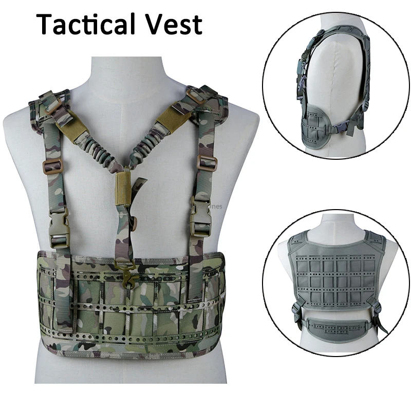 

Военный тактический жилет для охоты Cs Wargame тренировочные жилеты тесьма Molle поясной ремень с одной точкой винтовки ремень