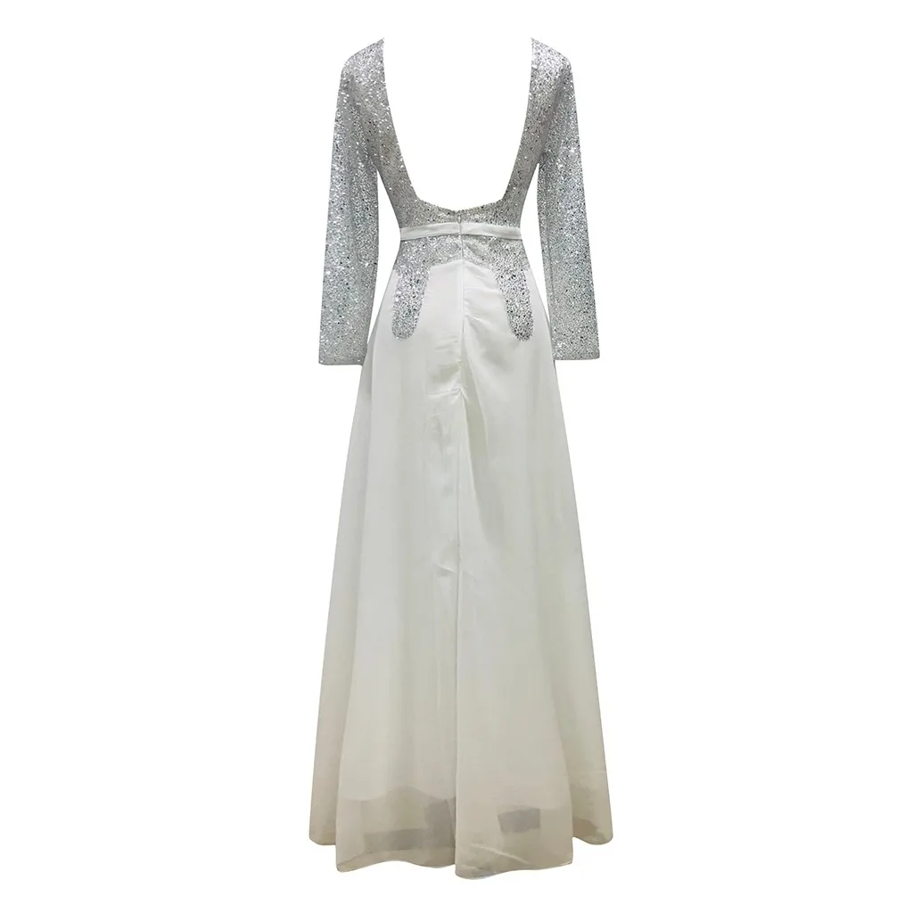 Женское Элегантное Длинное Платье Макси для свадебной вечеринки женское